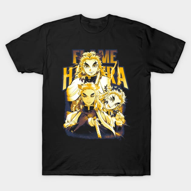 Flame Hashira Bootleg T-Shirt by Joker Keder